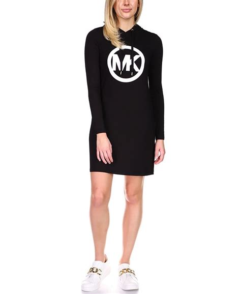 michael kors t shirt wrap dress|Michael Kors hoodie dress.